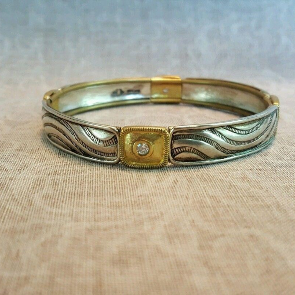 B2706 Silpada BELLE Stretch Bangle Bracelet (b)